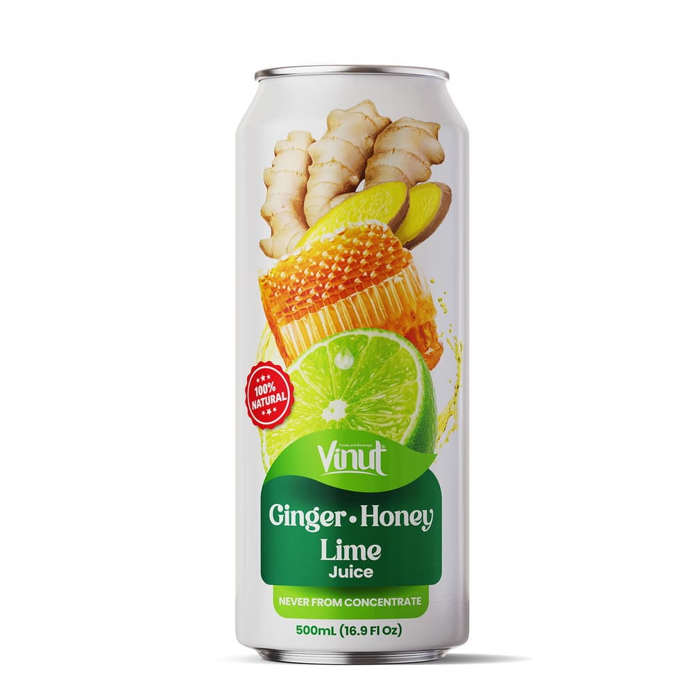 VINUT 16.9 fl oz ۱۰۰٪ طبیعي د زنجبیل، شاتو او لیمو جوس څښاک - له کنسنټریټ څخه نه دی