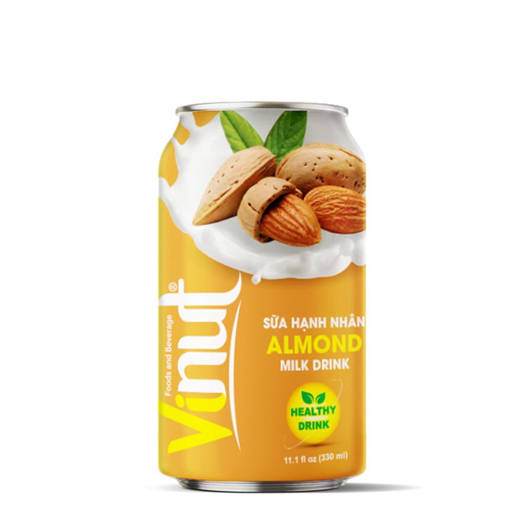 VINUT بادامو شیدو څښاک، روغتیایي څښاک، کېن، 11.1 فل اوز (330 ملي لیتره)