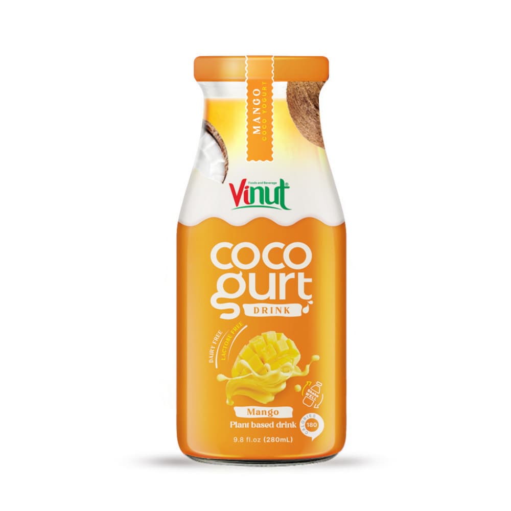 VINUT کوکوګرټ امبو څښاک، شیشې بوتل، 9.8 fl oz 280 mL