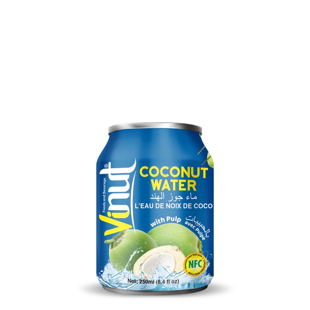 VINUT د ناریال اوبه د پالپ سره، NFC، کین، 8.45 fl oz 250 mL