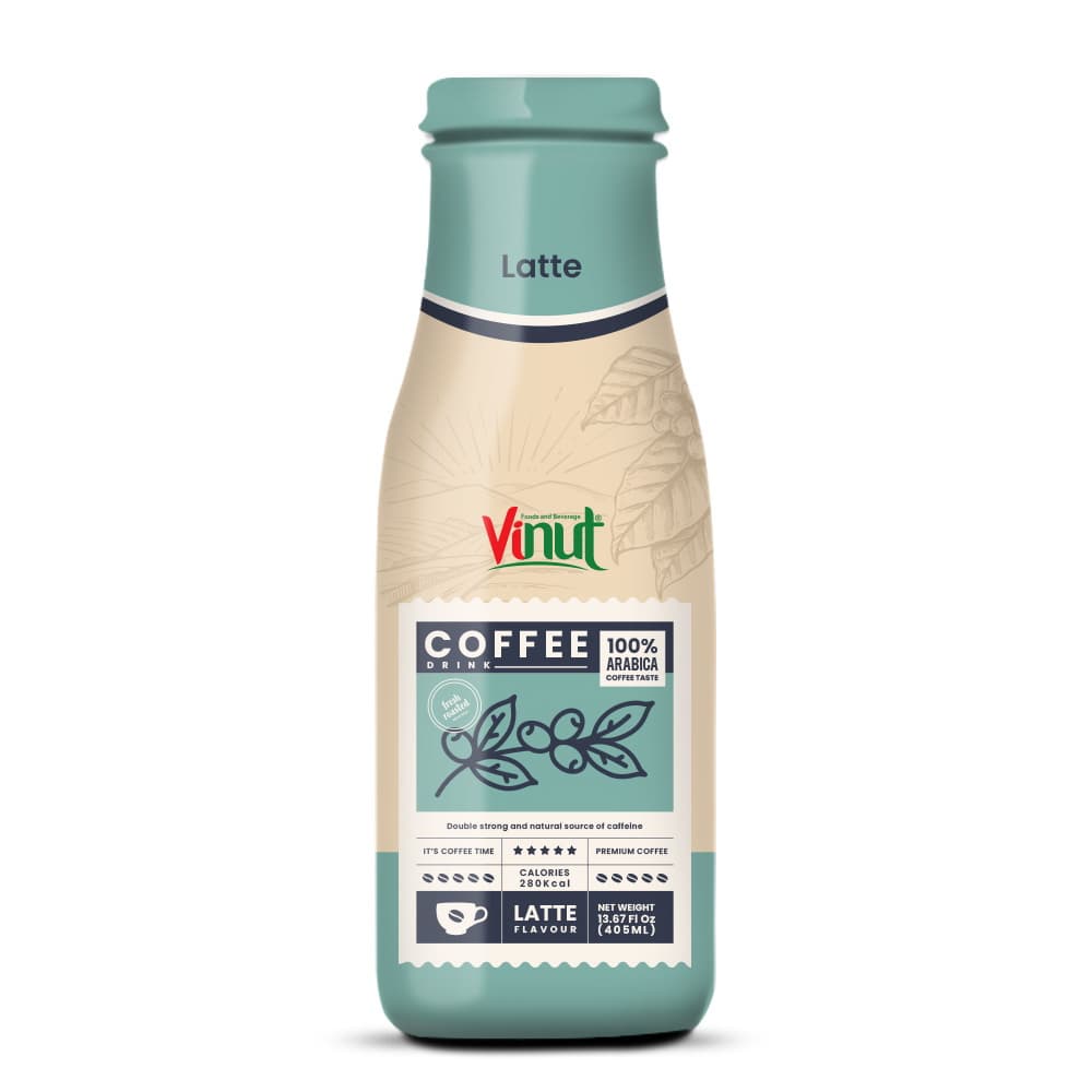 VINUT قهوې څښاک لاټې، ۱۰۰٪ عربیکا، بوتل، 13.87 fl oz 405 mL