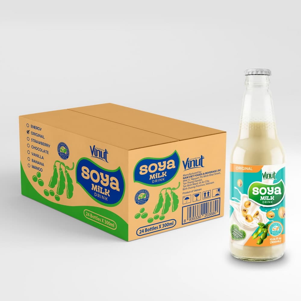 VINUT د سویا شیدو څښاک، اصلي، 10.14 fl oz (300 mL) شیشې بوتل